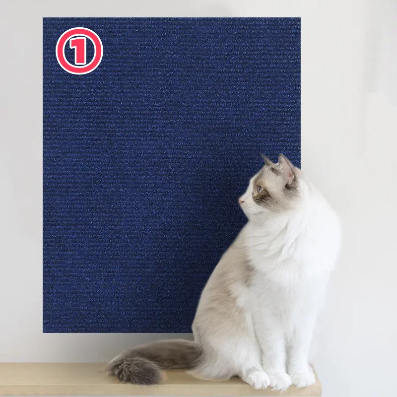 Trimmable Cat Scratching Mat Cat Scratcher Sofa Tape Scratching Post Self-Adhesive Carpet Cats Scratch Board Cat Accessories