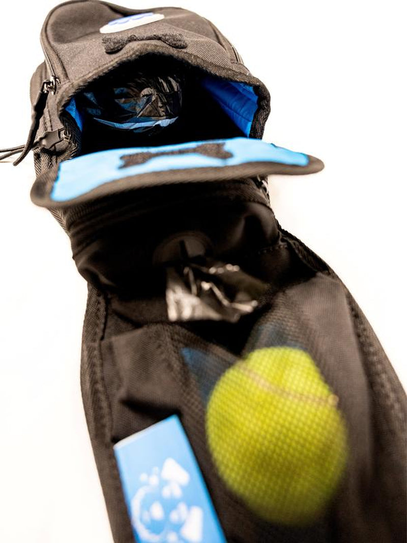 The Ultimate Hands-Free Dog Walking Bag (Black)