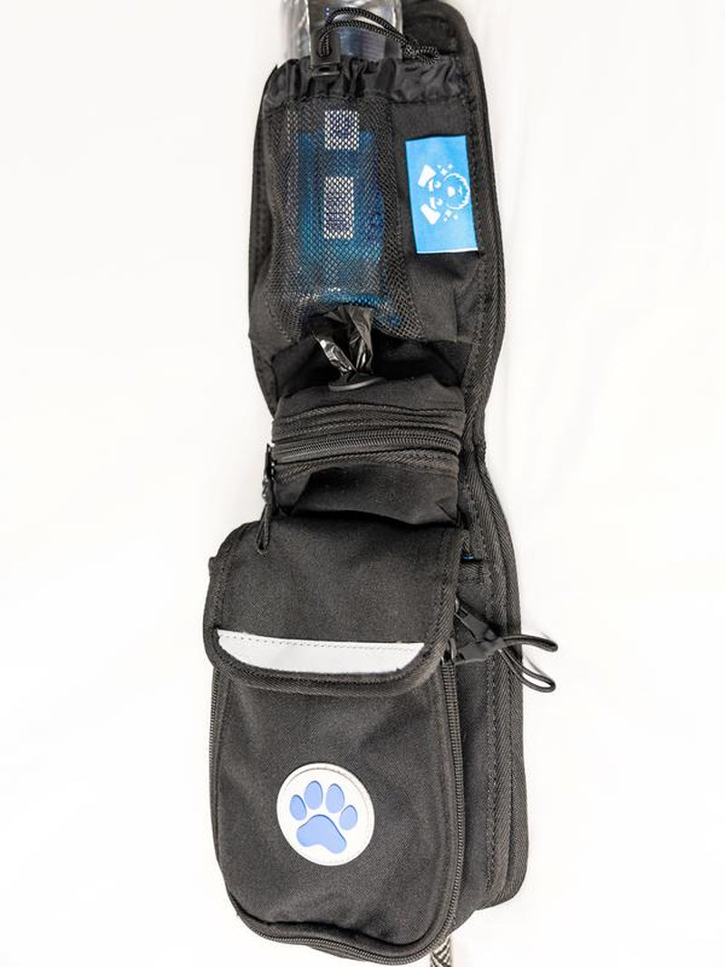 The Ultimate Hands-Free Dog Walking Bag (Black)