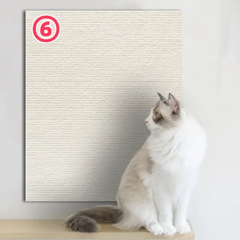 Trimmable Cat Scratching Mat Cat Scratcher Sofa Tape Scratching Post Self-Adhesive Carpet Cats Scratch Board Cat Accessories